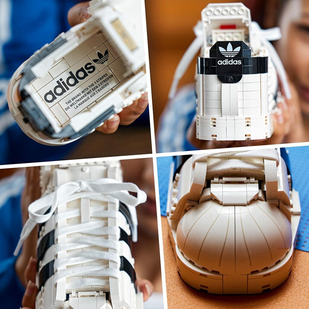 Adidas Superstar Sneaker Lego Modellbausatz Schuhe